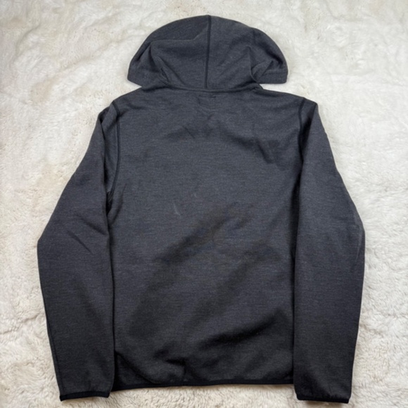 J. Crew Authentic Fleece Performance Athleisure Mens Zip Up Hoodie Grey Medium - Picture 8 of 8